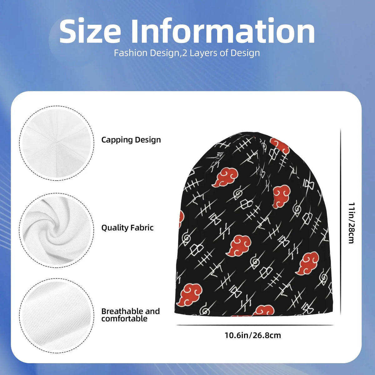 Unisex Street Winter Warm Knit Hat Adult Classical Bonnet Hats
