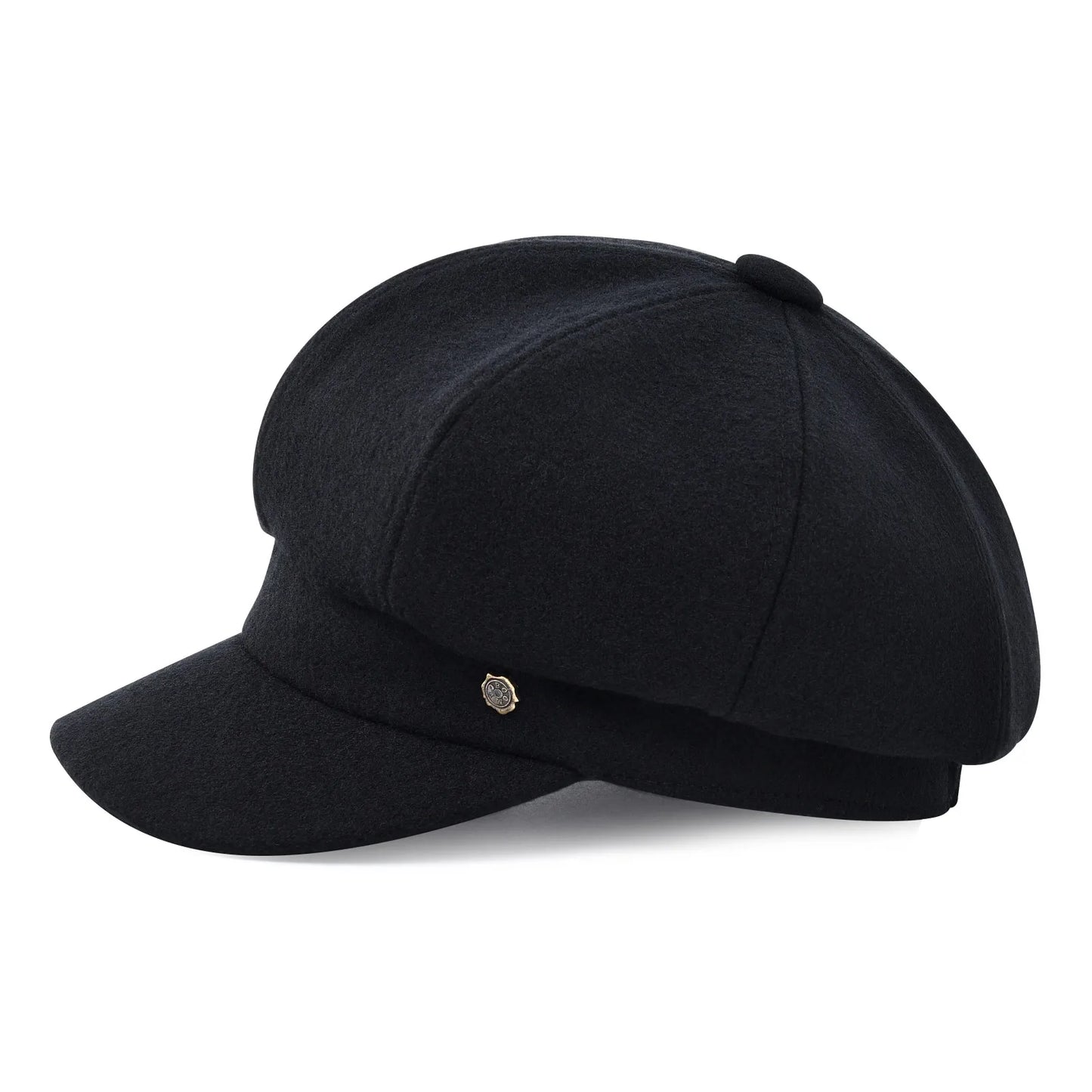 Women's 8 Panel Wool Tweed Newsboy Gatsby Ivy Cap Golf Cabbie Driving Hat