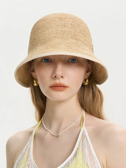 100% Natural Raffia Bucket Hat