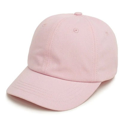 Baby Girl Baseball Caps Pink Black White Gray Children Low Profile Sun Hat Kids