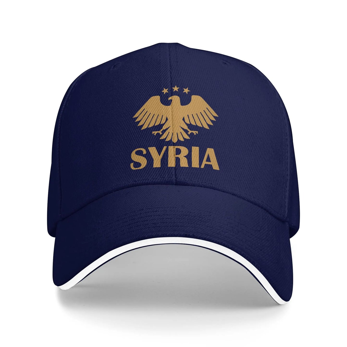 Syria Eagle Syrian Flag Logo Baseball Caps Hip Hop  Sandwich Caps Men Women