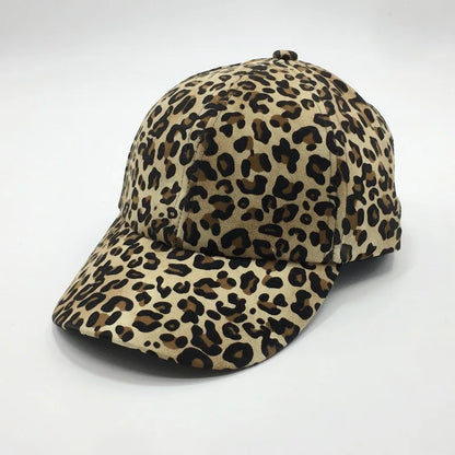 Plain Baseball Visor Cap Unisex Hat Leopard Print Baseball Caps