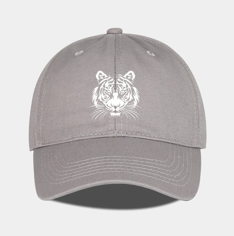 Tiger Head Print Baseball Cap Bold Vintage Wild Style Daily Commute Outdoor Hiking Camping Travel Perfect Gift