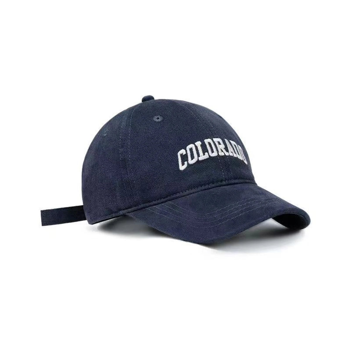 Soft Cotton Baseball Caps Solid Letter Embroidery Men Women
