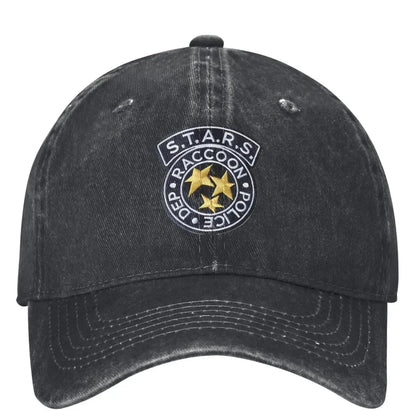 Stars Logo Baseball Cap Residents Evils Game Unisex Teens Design Hip Hop