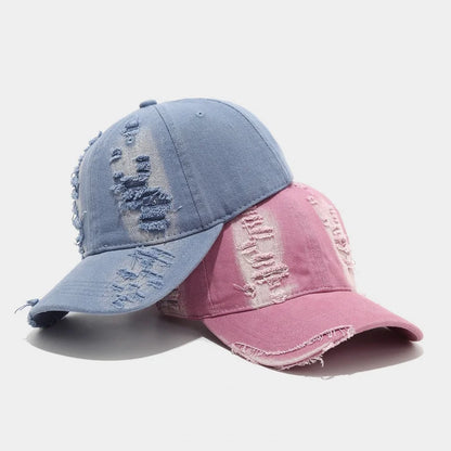 Spring Summer Baseball Cap Washed Distressed Hats
