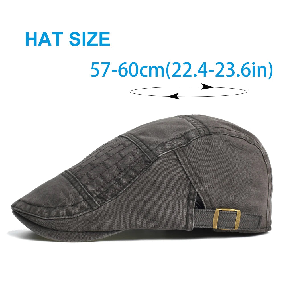 Four Seasons Newsboy Cap Men Women Solid Soft Casual Fashion Beret Hat