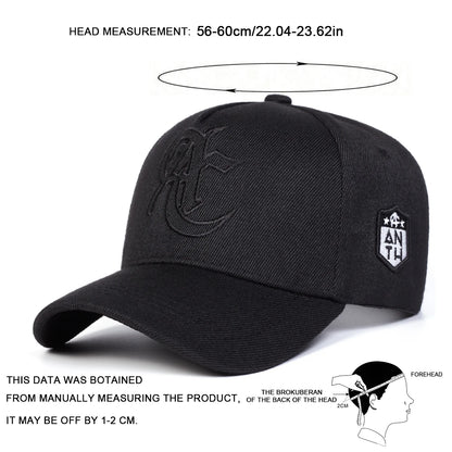 Unisex AC Letter Embroidery Baseball Caps Spring Autumn