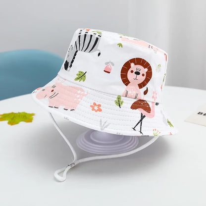 Children Panama Hat Spring Summer Baby Fisherman Hat For Boys Girls Bucket Hats