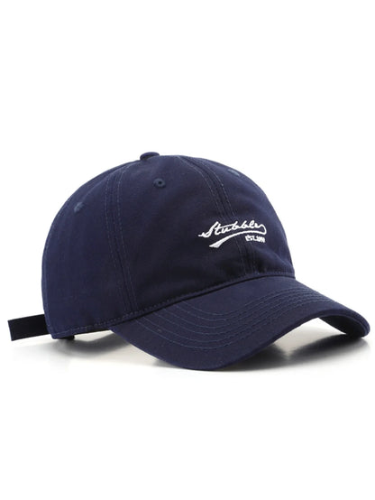 Unisex All Season Wearing Pure Cotton Letter Fashionable Baseball Cap