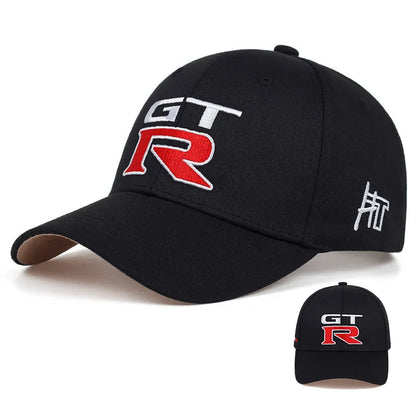 GTR Embroidered Flat Brim Snapback Cap Racing Car Logo Baseball Hat Hip Hop Street Casual Sun Hat
