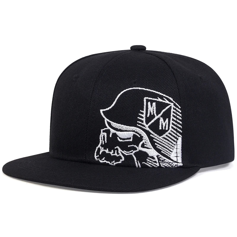 Unisex Helmeted Man Embroidery Hip-Hop Hats