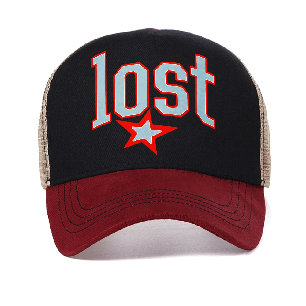 Lost Americana Print Baseball Cap