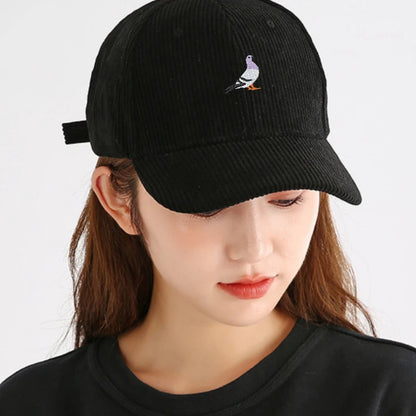 Corduroy Baseball Cap for Men and Women in Autumn and Winter