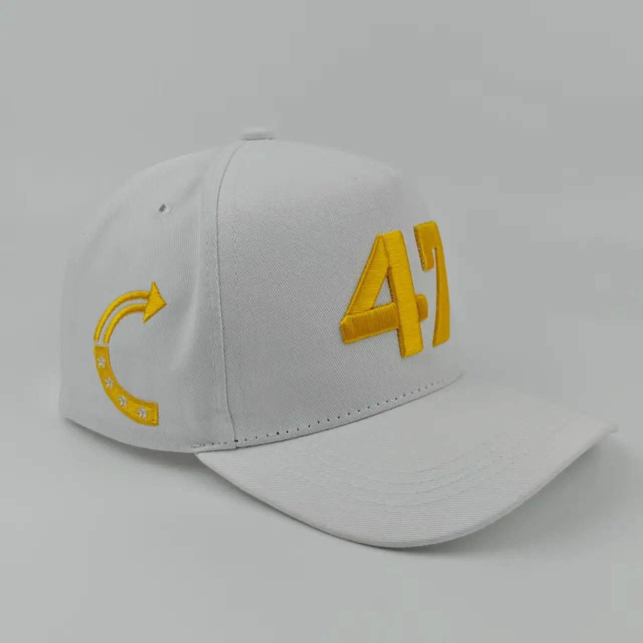 Charlie Kirk Hat Gold Embroidery USA 47 Baseball Cap for Men Women