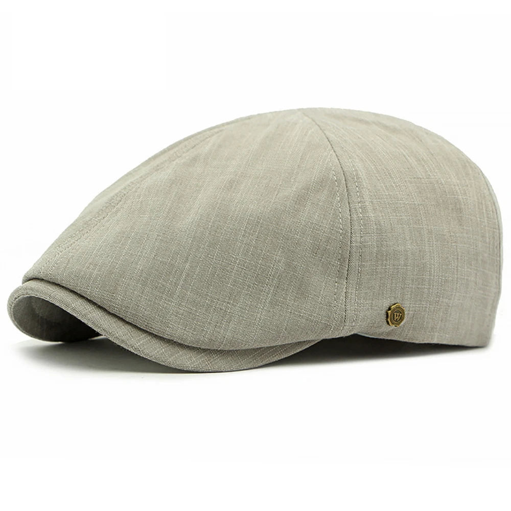 Beret Cap Spring Summer Octagonal Cap For Men Women 6 Panels Artist Painter Beret Hat