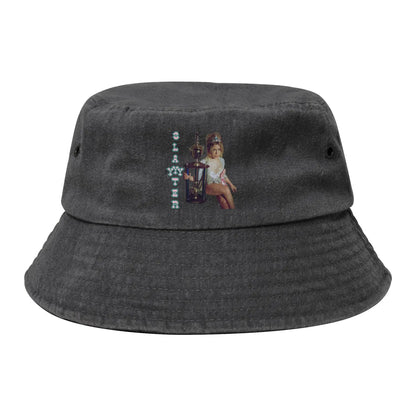 Unisex Distressed Cotton Bucket Hats