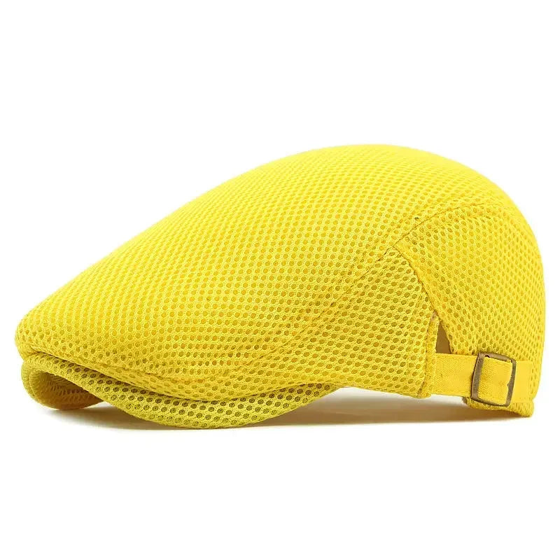 Spring And Summer Polyester Print Newsboy Caps