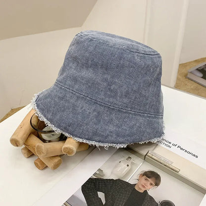 Irregular Brim Cowboy Caps for Women