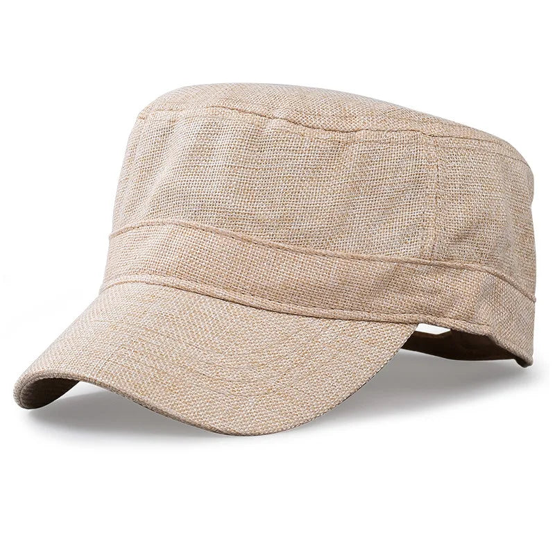 Oversize XXL Faux Linen Men Women Baseball Cap