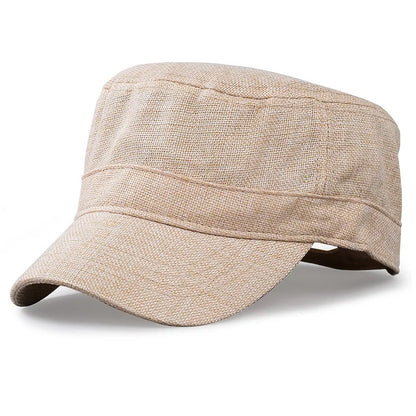 Oversize XXL Faux Linen Men Women Baseball Cap