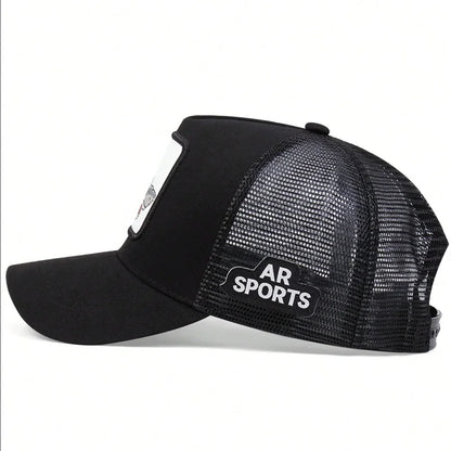 Unisex Shark Patch Embroidery Baseball Net Caps Spring Summer