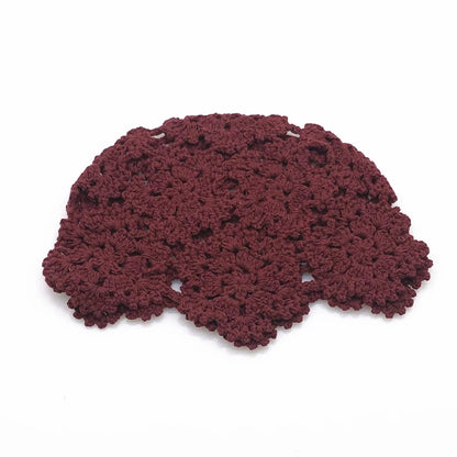 Handmade Crochet Lace Hollow Head Spring And Summer Retro Casual Turban