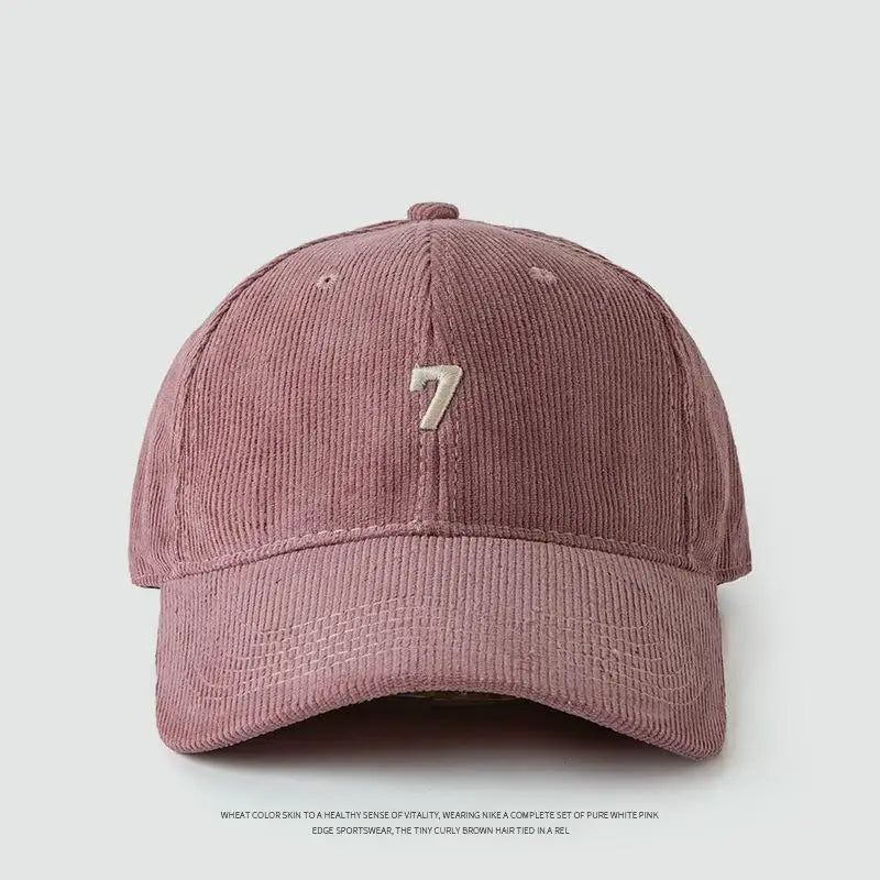 Winter 60-65cm Large Size Corduroy Baseball Cap For Men Women