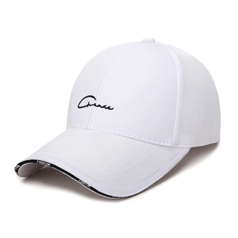 Hat Men and Women Spring and Summer Baseball  Hipster Wild  Black and White