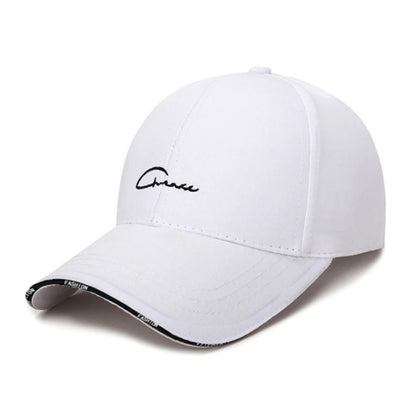 Hat Men and Women Spring and Summer Baseball  Hipster Wild  Black and White