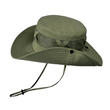 Breathable Sunshade Fisherman Hat Men's Sunscreen Sun Hat Fishing Hat