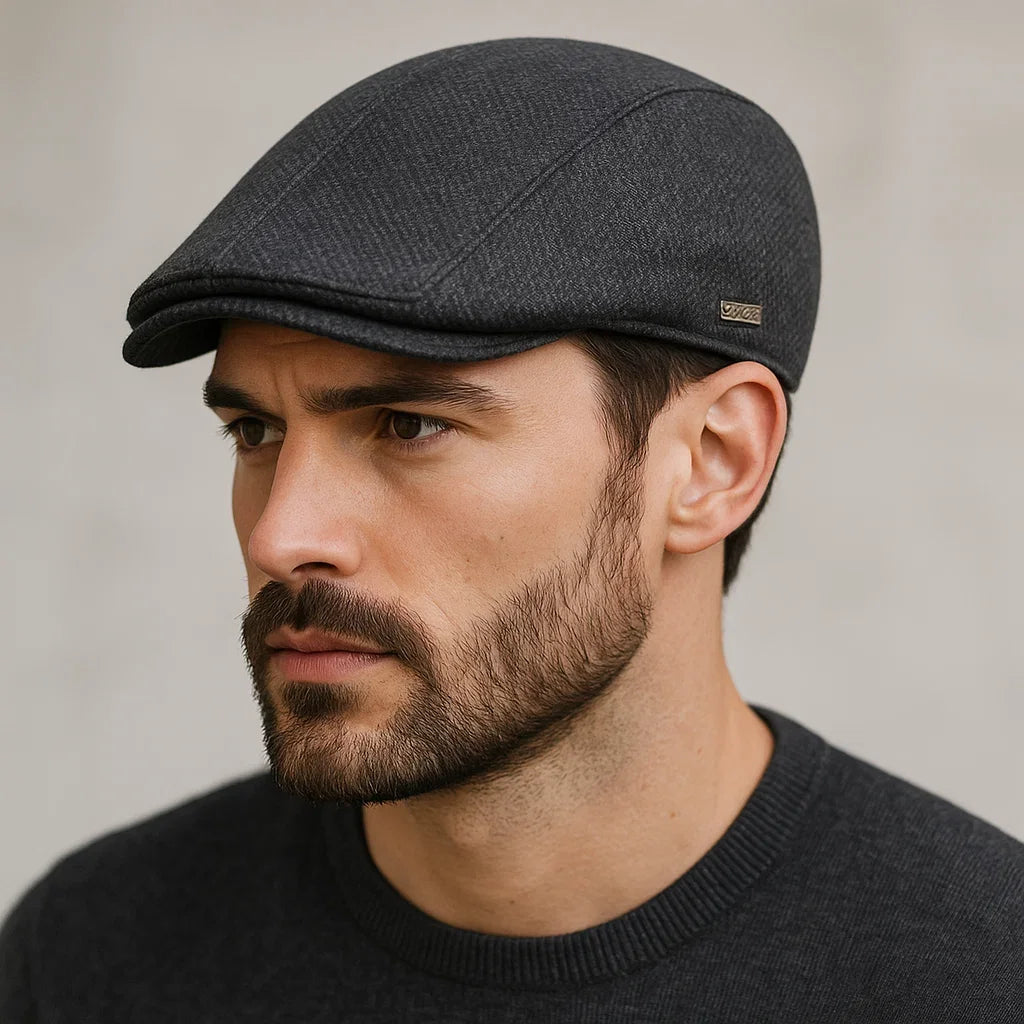 Winter Autumn Warm Newsboy Cap Men Women