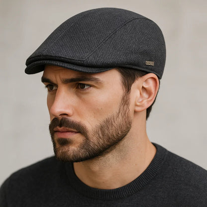 Winter Autumn Warm Newsboy Cap Men Women
