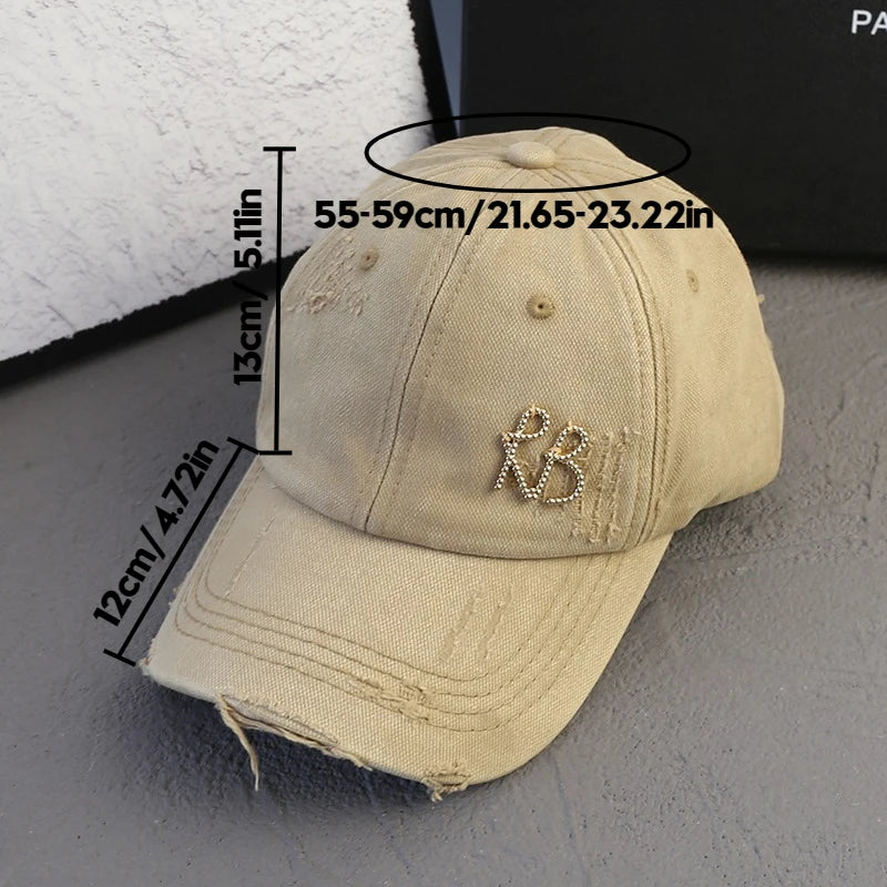 New Korean Luxury Baseball Cap Design Sun Hat American Youth