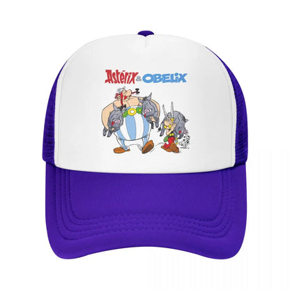 Punk Unisex Asterix And Obelix Hunting Adult Baseball Cap for Men Women Sports