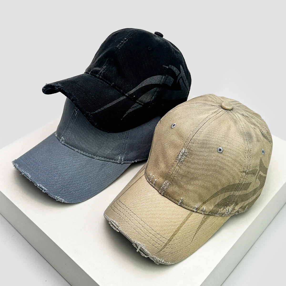 New Unisex Gradient Simple Solid Baseball Hats