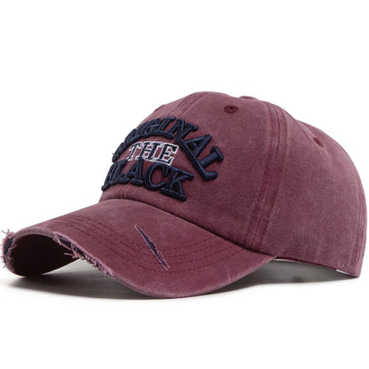 Vintage Baseball Cap Men Women Letter Embroidery Snapback Caps For Daily Casual