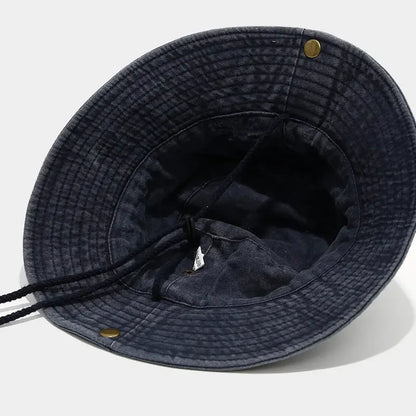 Spring And Summer Cotton Cartoon Embroidery Bucket Hat