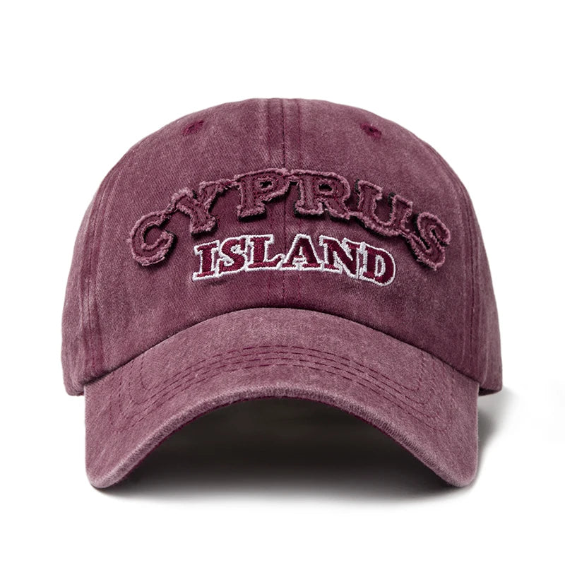 Washing Retro Style Baseball Cap For Men