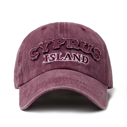 Washing Retro Style Baseball Cap For Men