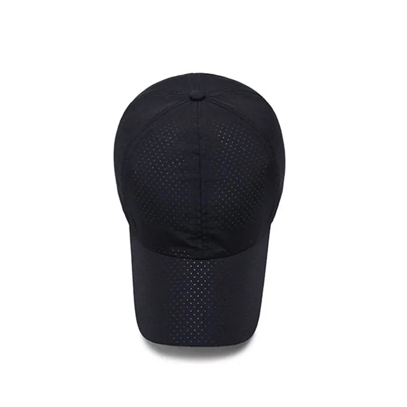 Hat Men Spring Summer Solid Color Mesh Cap Baseball Cap