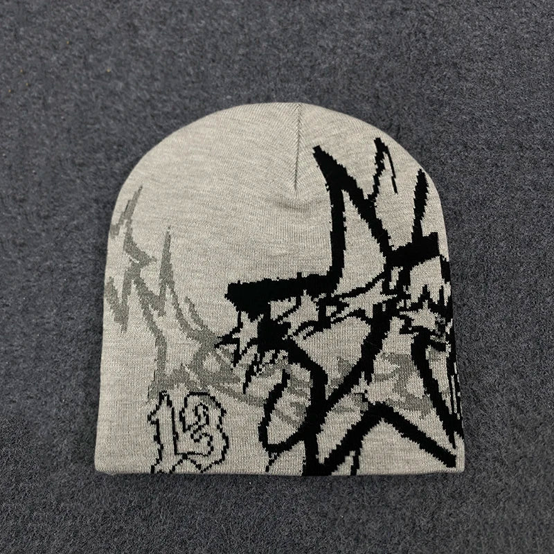 Men's Winter Knitted Hat Fashionable Trendy Warm Ear Protection Ski Cap