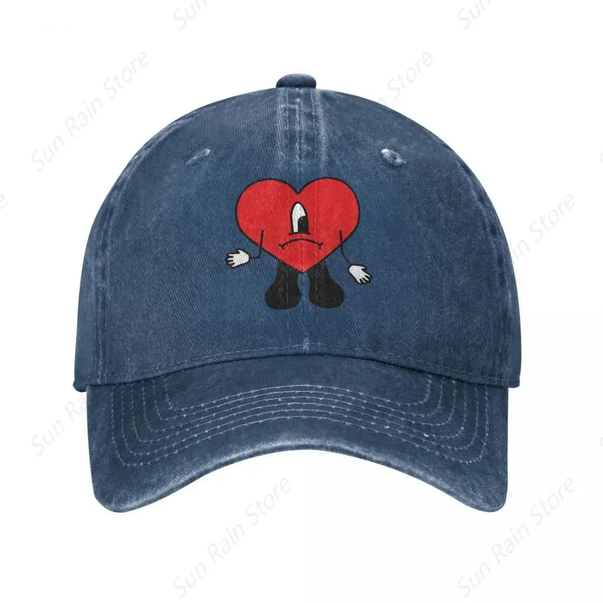 Bad Bunny Denim Baseball Cap