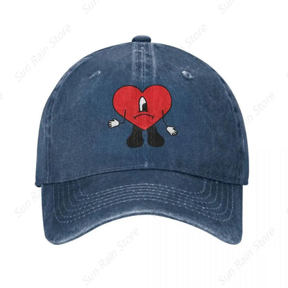 Bad Bunny Denim Baseball Cap