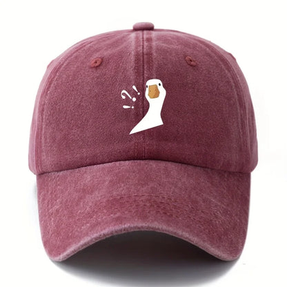 Cute Duck Pattern Printed Baseball Hat Outdoor Sunscreen Sports Leisure Travel