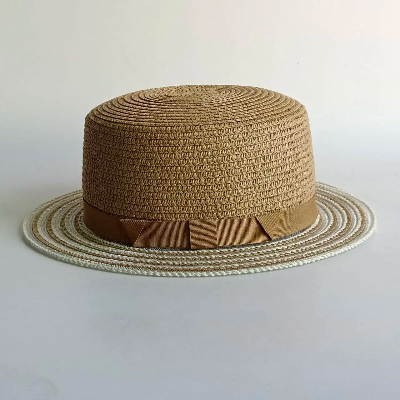 Flat Top Sun Hat 2026 Delicate Weaving Straw Hat Summer Straw Hat