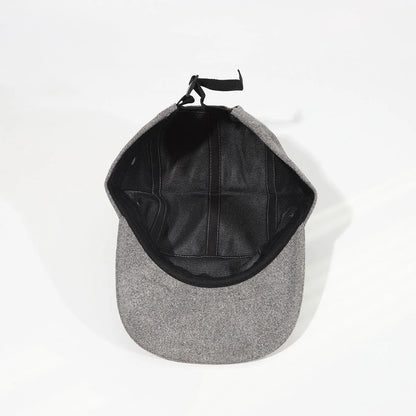 Suede Velvet 5 Panels Cap Flat Bill Running Hat