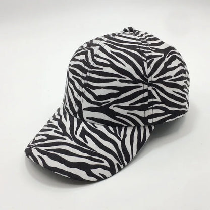 Plain Baseball Visor Cap Unisex Hat Leopard Print Baseball Caps