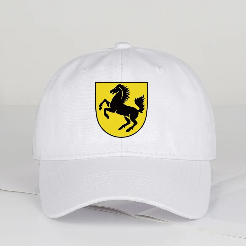 Printed Soft-Top Baseball Cap