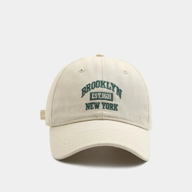 Fashion Men Women Brooklyn Baseball Cotton Hat Embroidery Women's Cap